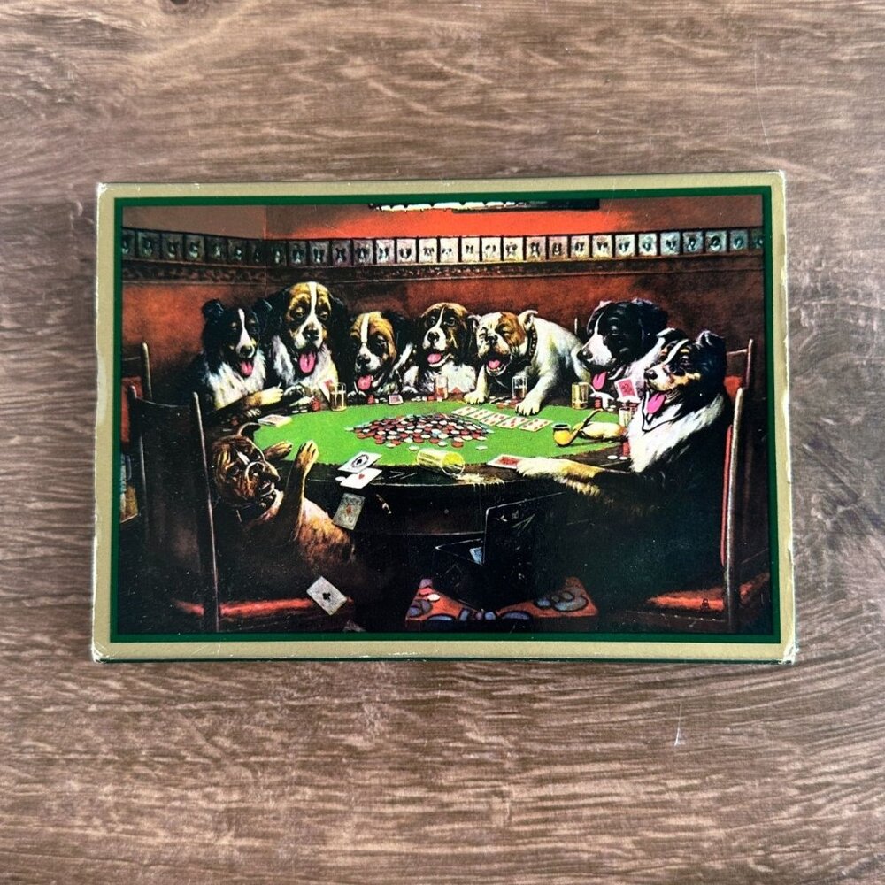 Avon Dads Lucky Deal Dog-Themed Playing Cards & 3 Oz Soap Gift Set